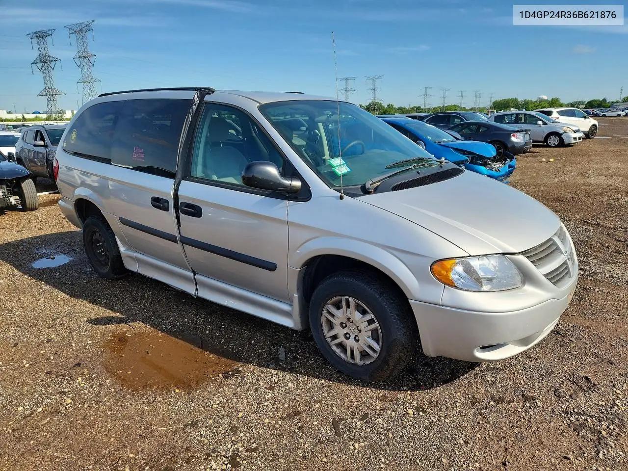 2006 Dodge Grand Caravan Se VIN: 1D4GP24R36B621876 Lot: 58267326