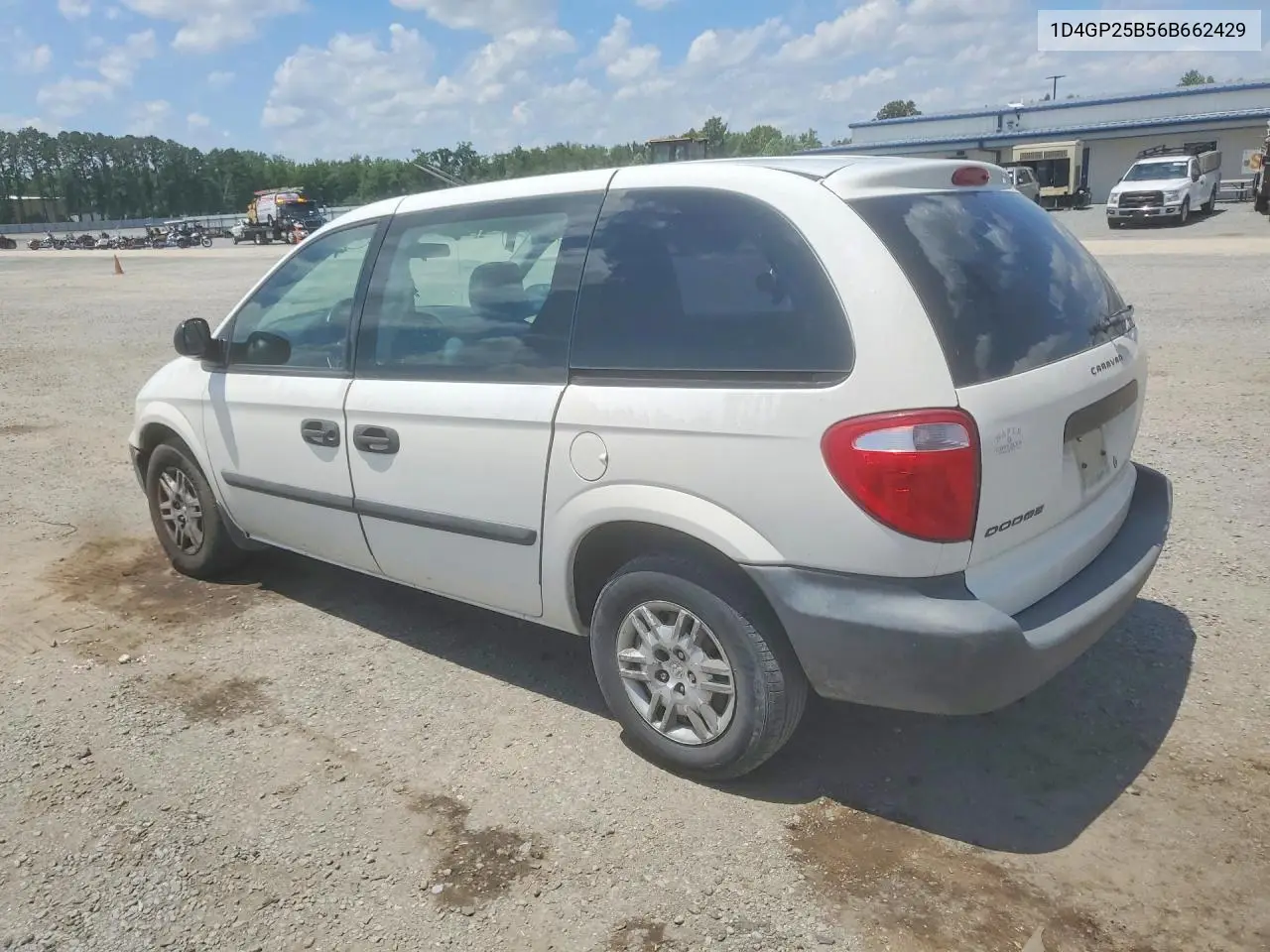 2006 Dodge Caravan Se VIN: 1D4GP25B56B662429 Lot: 58285596