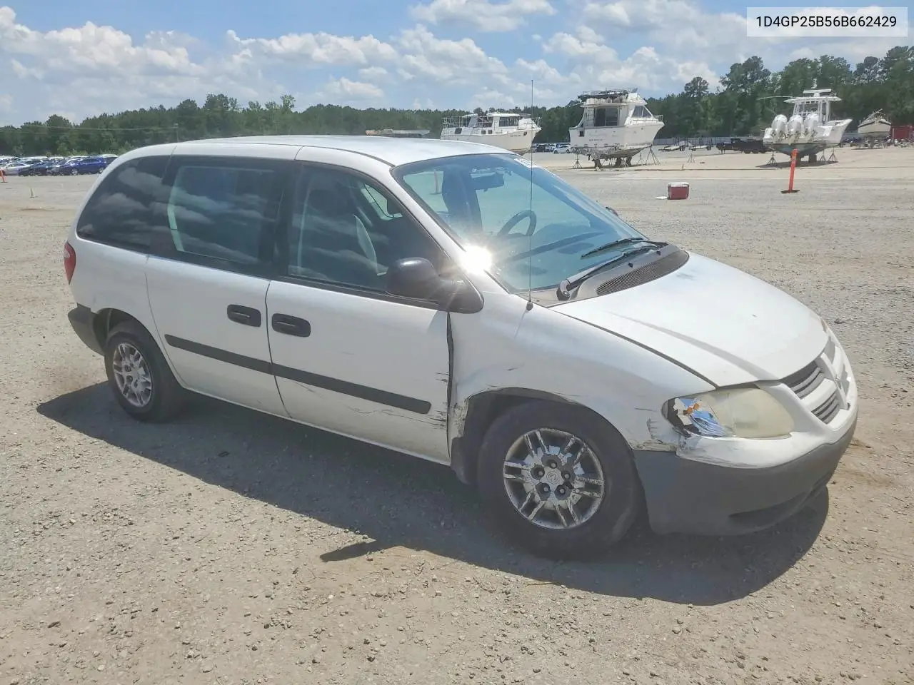 2006 Dodge Caravan Se VIN: 1D4GP25B56B662429 Lot: 58285596