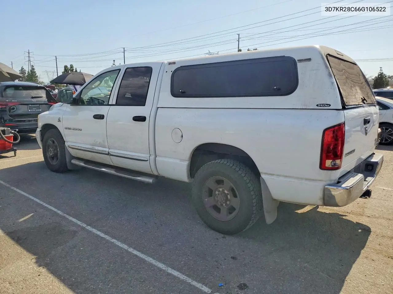 2006 Dodge Ram 2500 St/Slt VIN: 3D7KR28C66G106522 Lot: 61976146