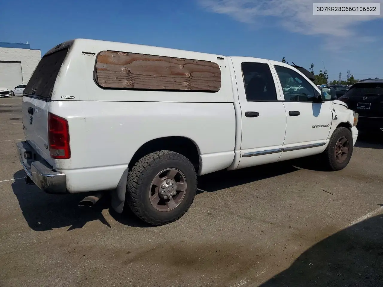 2006 Dodge Ram 2500 St/Slt VIN: 3D7KR28C66G106522 Lot: 61976146