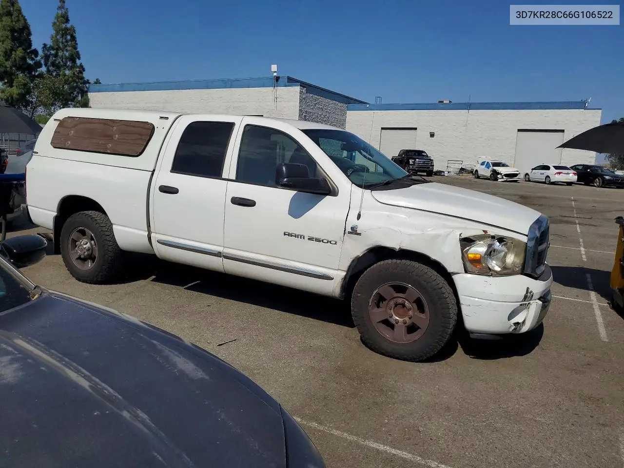2006 Dodge Ram 2500 St/Slt VIN: 3D7KR28C66G106522 Lot: 61976146
