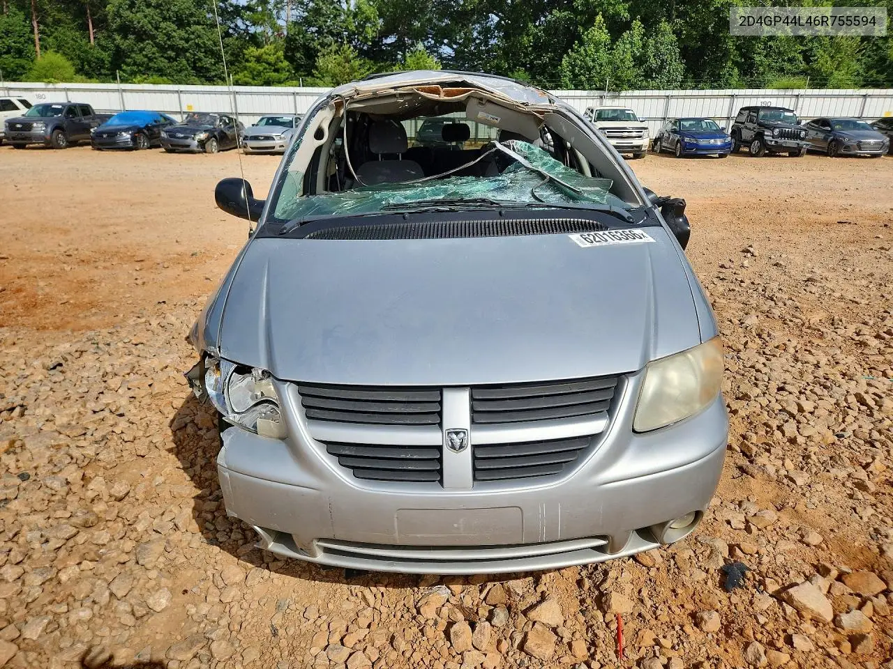 2006 Dodge Grand Caravan Sxt VIN: 2D4GP44L46R755594 Lot: 62016366