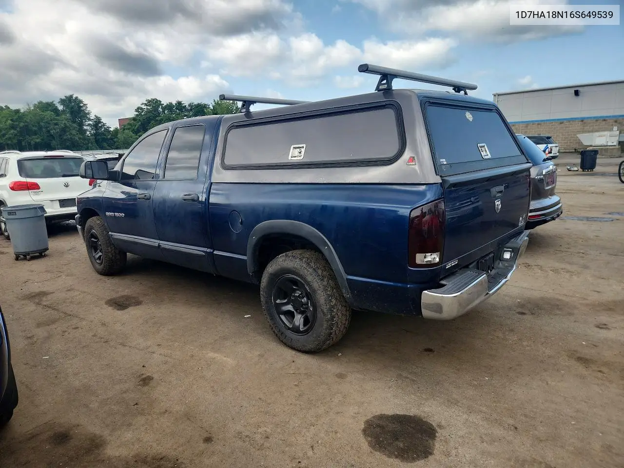 2006 Dodge Ram 1500 St VIN: 1D7HA18N16S649539 Lot: 62156106