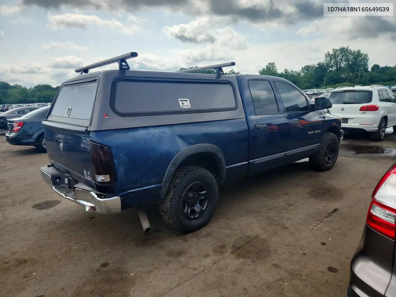 2006 Dodge Ram 1500 St VIN: 1D7HA18N16S649539 Lot: 62156106