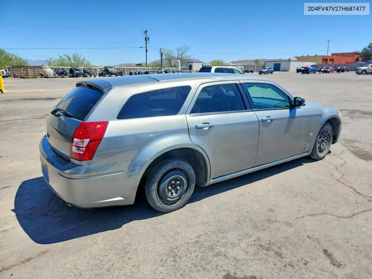 2007 Dodge Magnum Sxt VIN: 2D4FV47V27H687477 Lot: 52928116