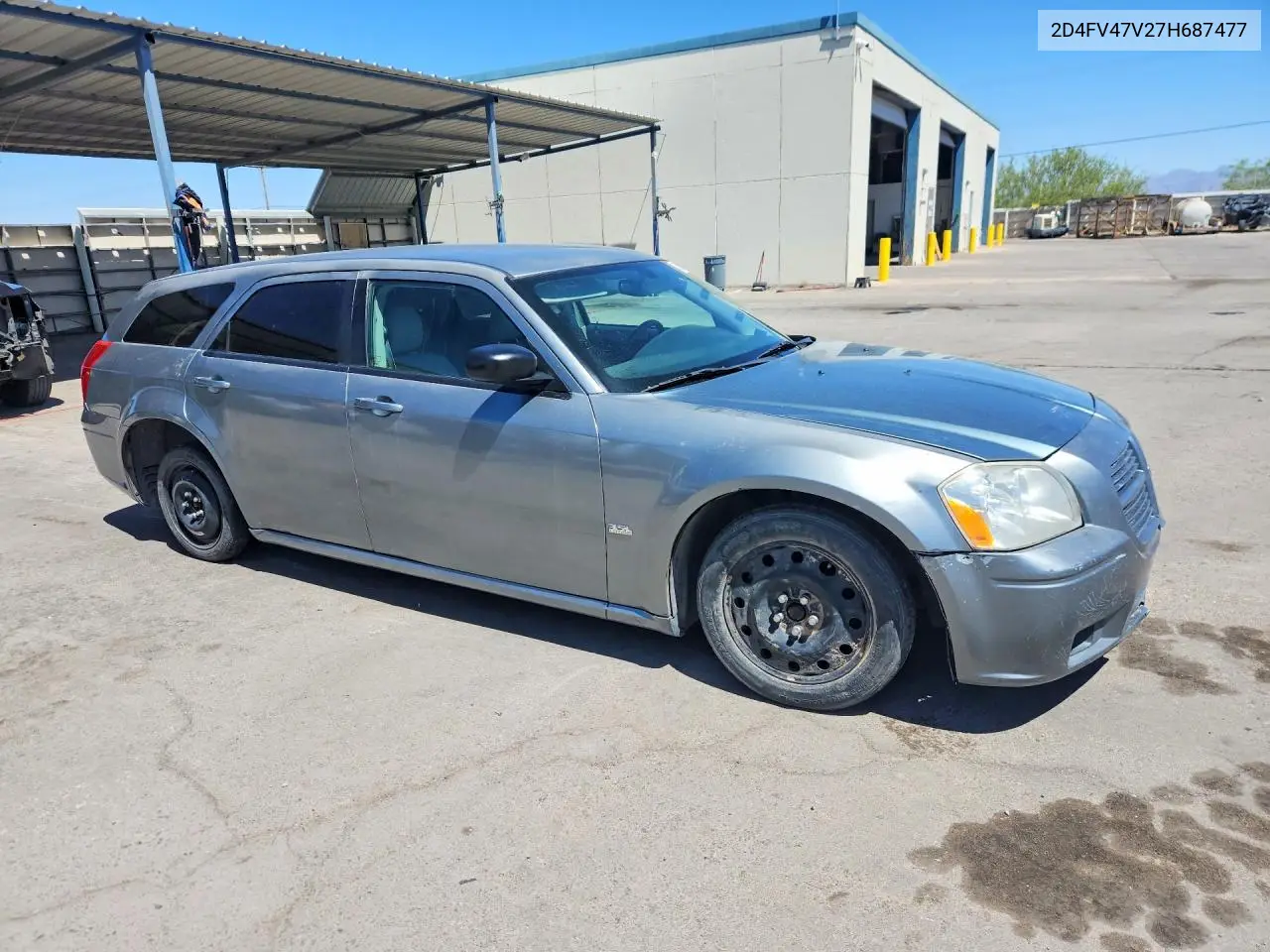 2007 Dodge Magnum Sxt VIN: 2D4FV47V27H687477 Lot: 52928116