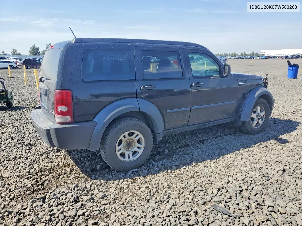2007 Dodge Nitro Sxt VIN: 1D8GU28K07W583263 Lot: 55030986