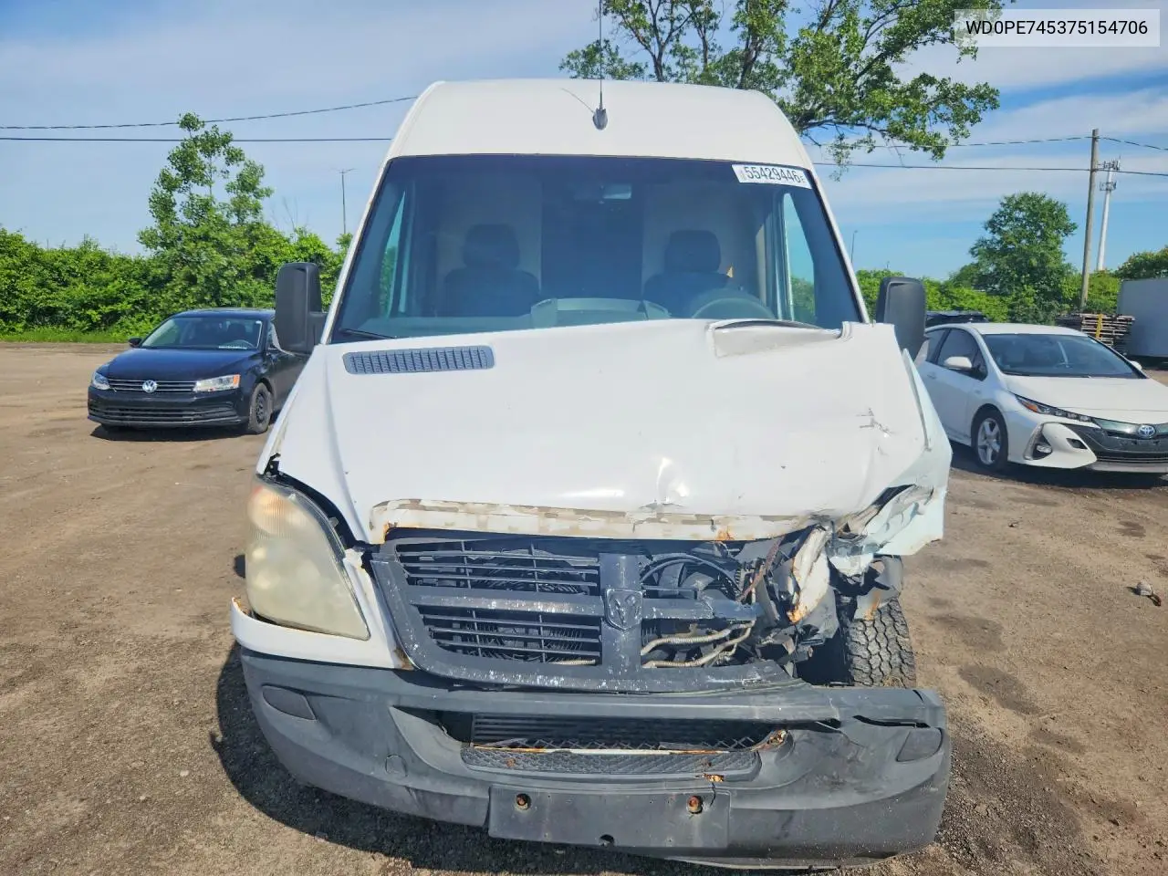 2007 Dodge Sprinter 2500 VIN: WD0PE745375154706 Lot: 55429446