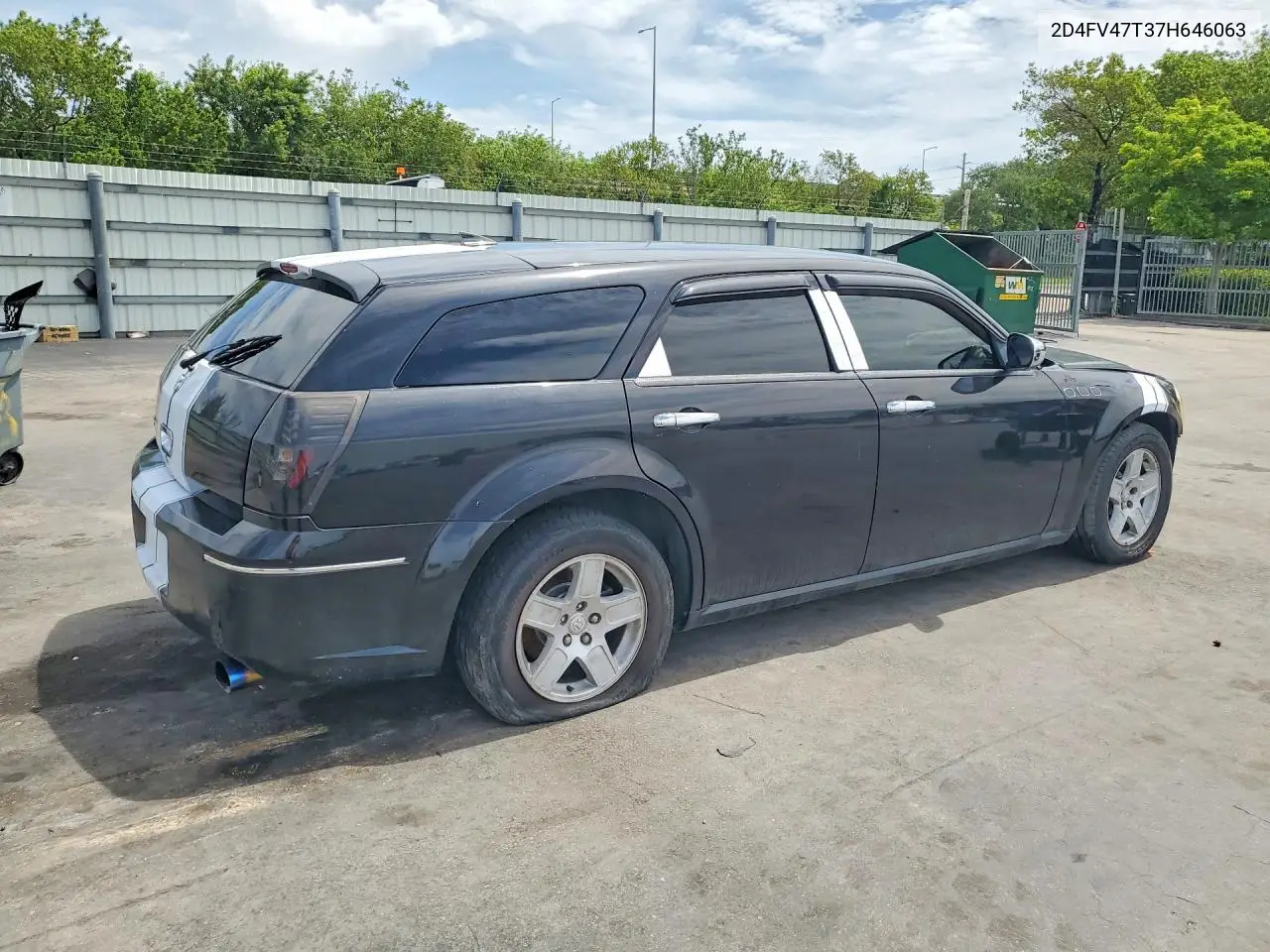 2007 Dodge Magnum Se VIN: 2D4FV47T37H646063 Lot: 55766516