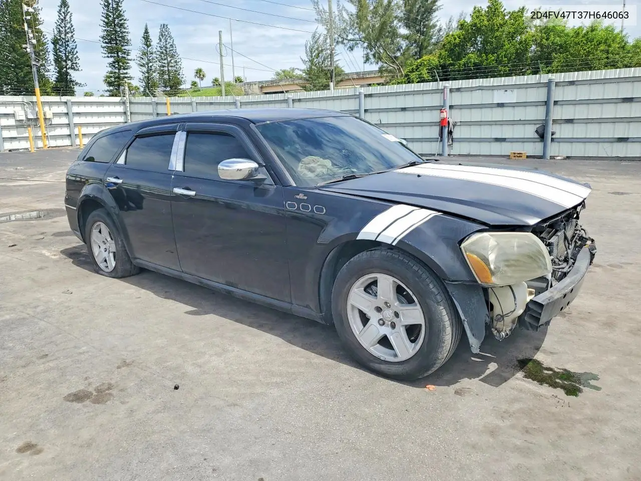 2007 Dodge Magnum Se VIN: 2D4FV47T37H646063 Lot: 55766516