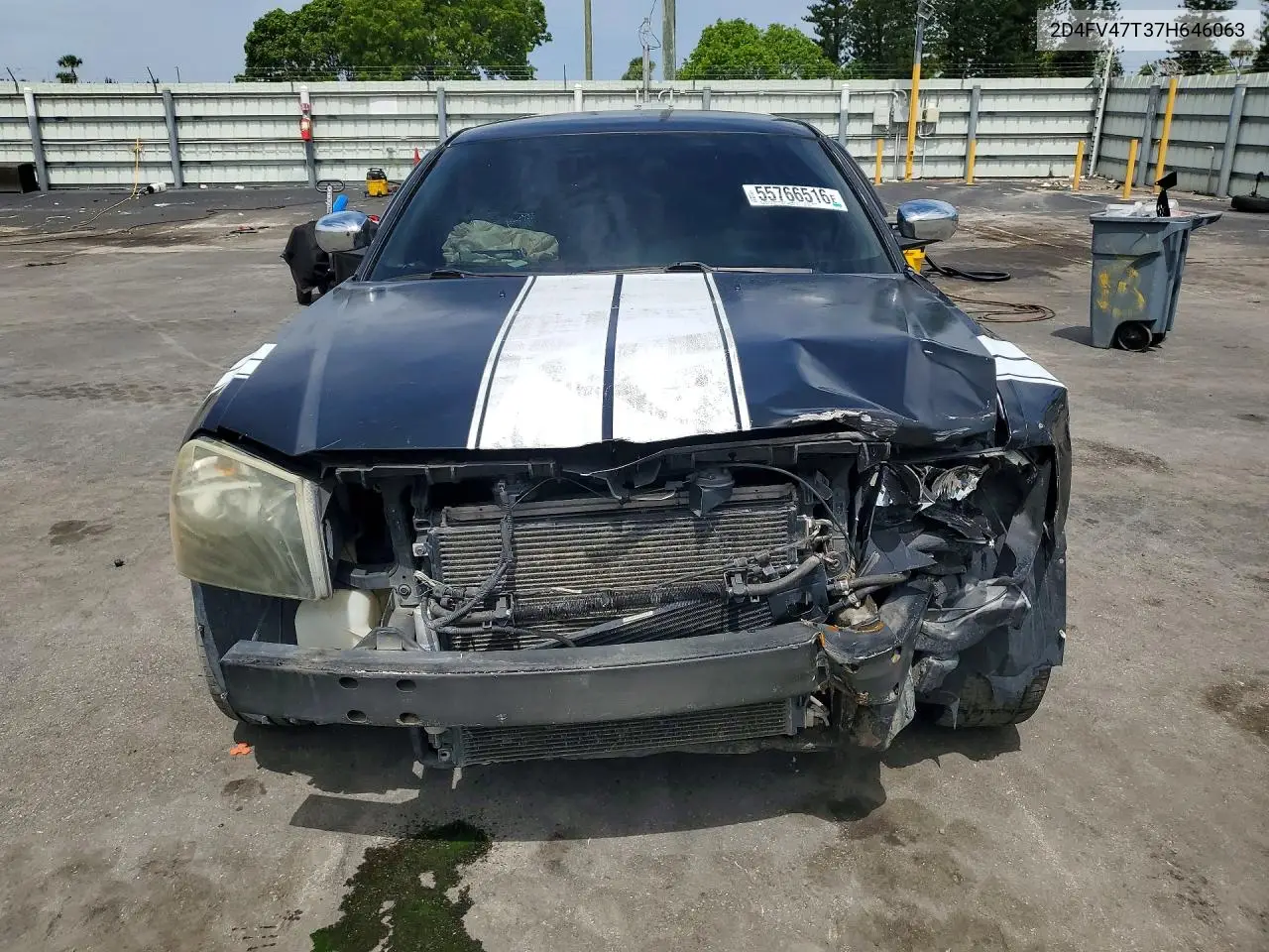 2007 Dodge Magnum Se VIN: 2D4FV47T37H646063 Lot: 55766516
