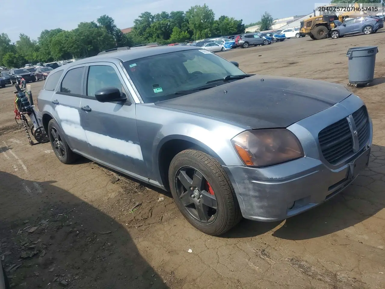 2007 Dodge Magnum R VIN: 2D4GZ57207H657415 Lot: 56607886