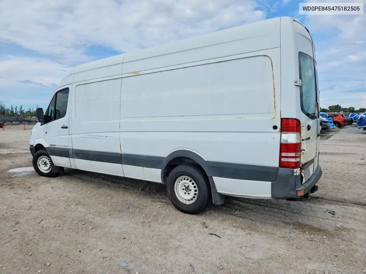 2007 Dodge Sprinter 2500 VIN: WD0PE845475182505 Lot: 57598166