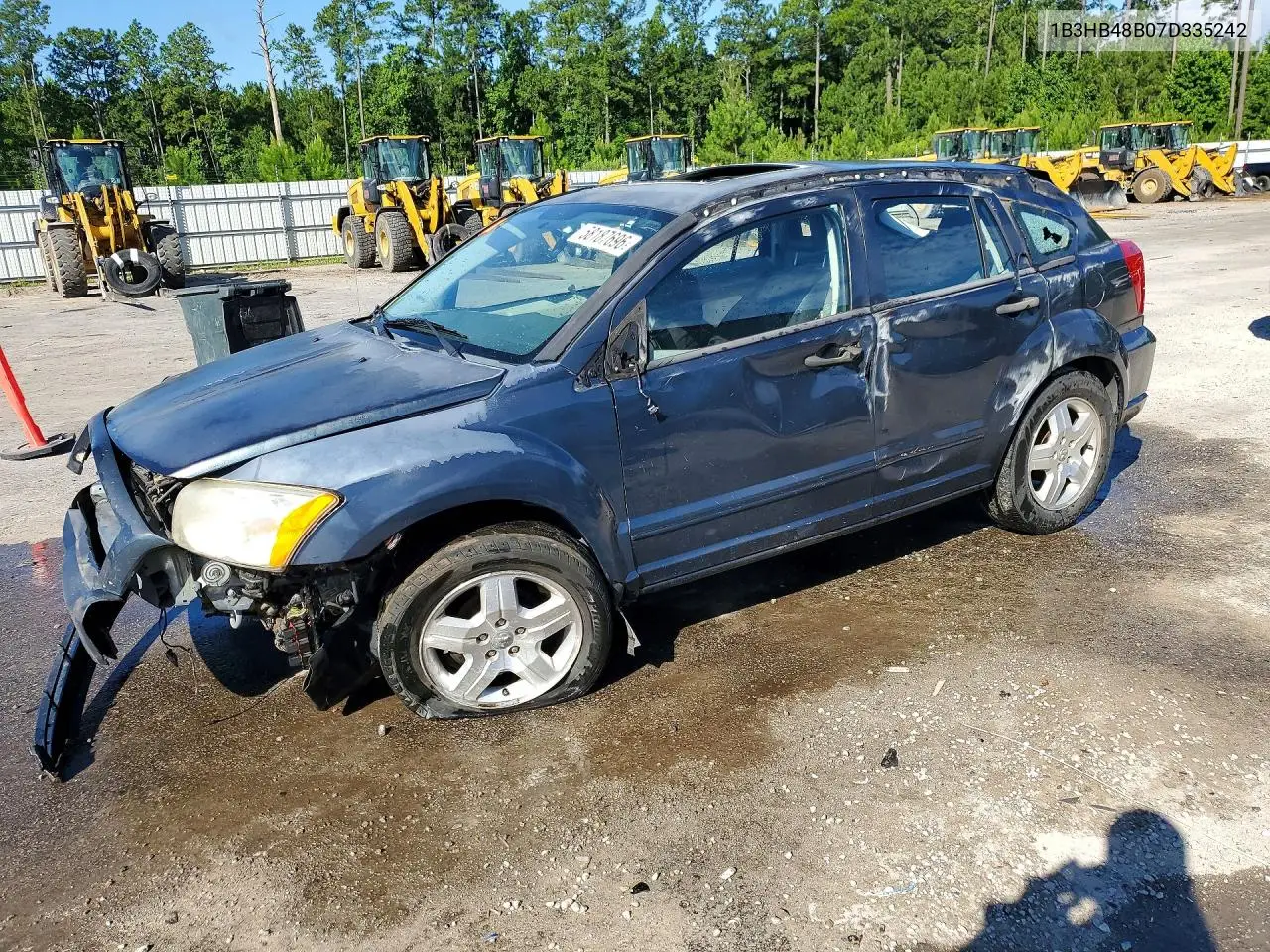 2007 Dodge Caliber Sxt VIN: 1B3HB48B07D335242 Lot: 58187696