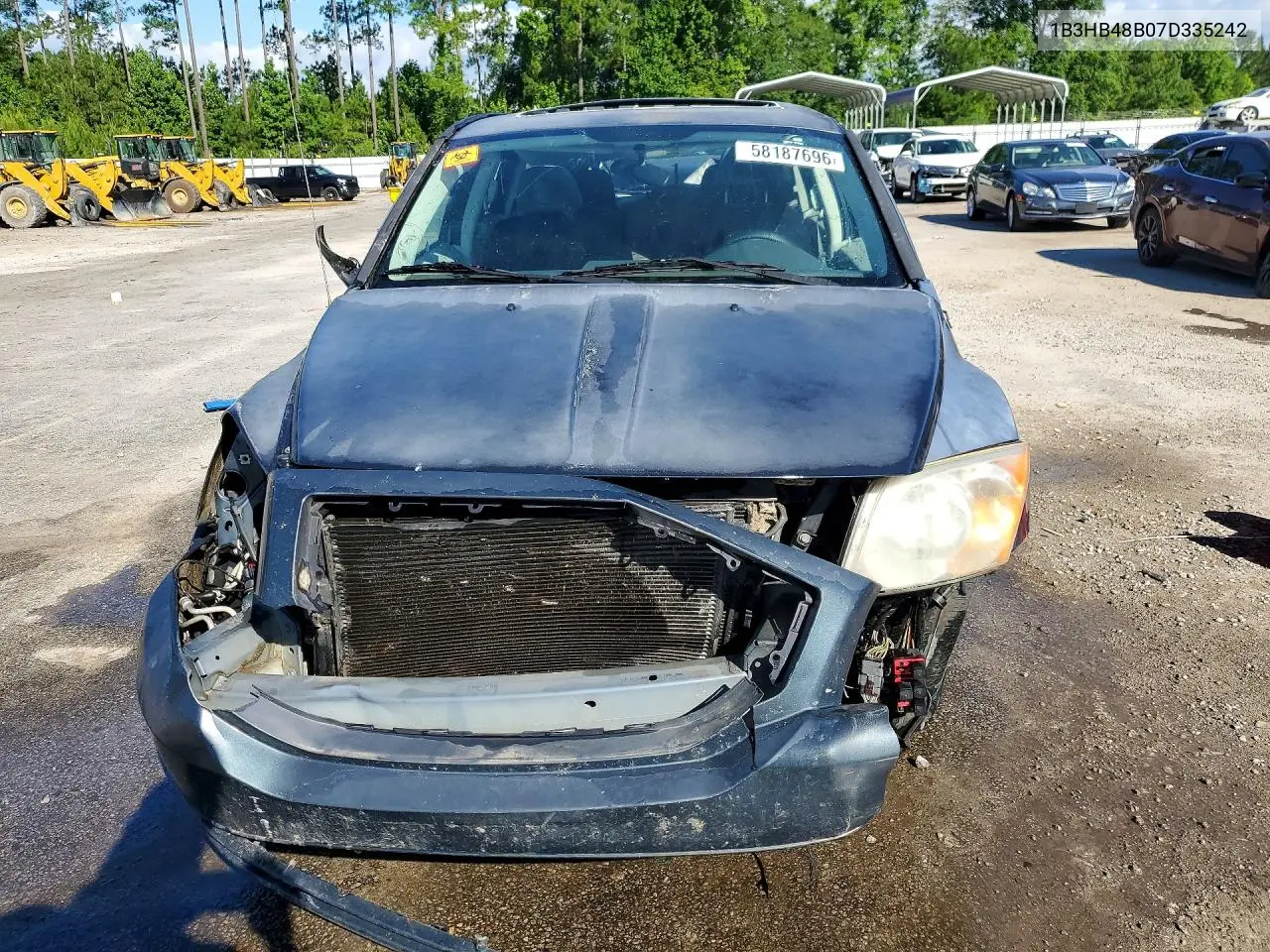 2007 Dodge Caliber Sxt VIN: 1B3HB48B07D335242 Lot: 58187696