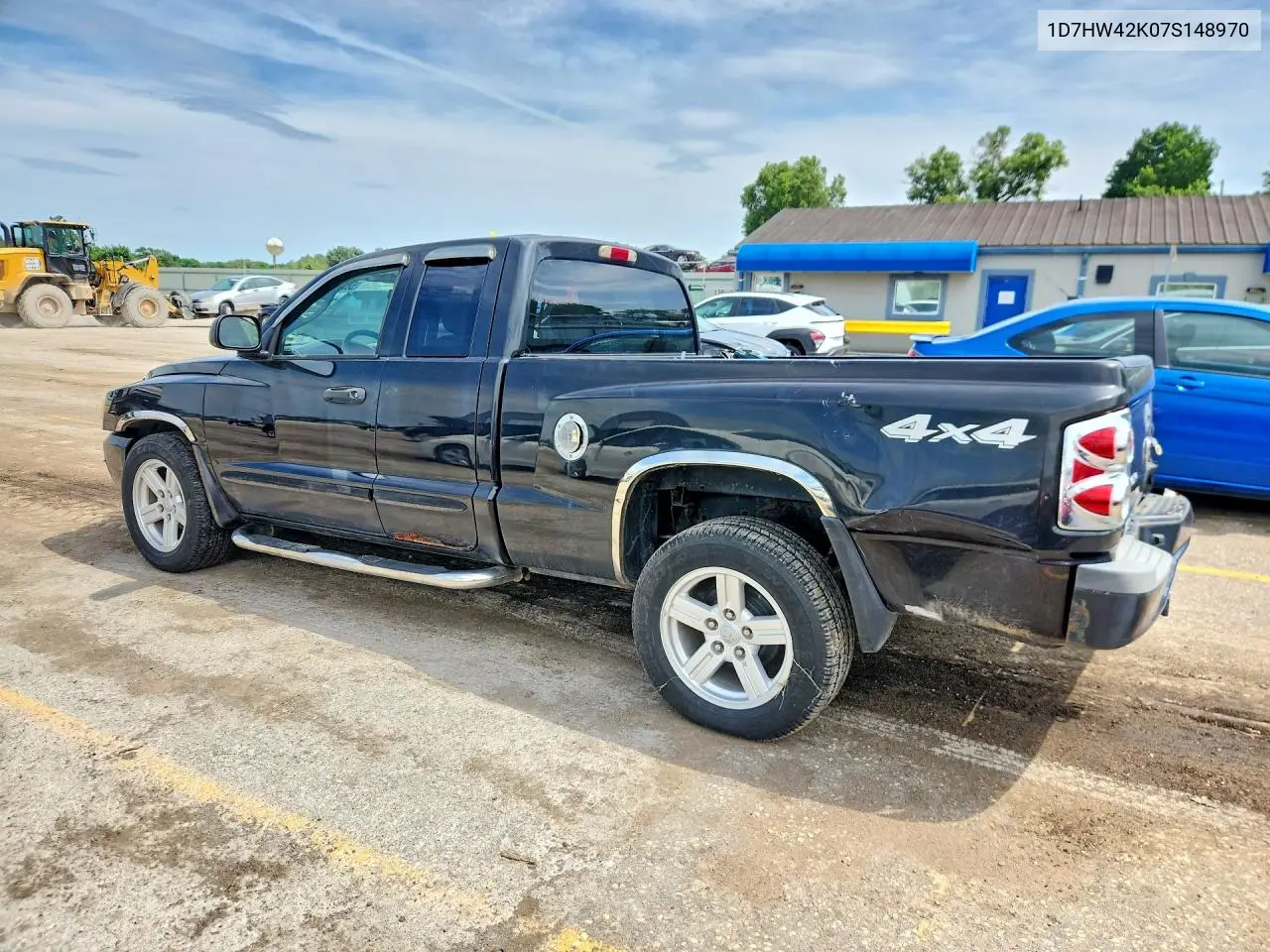 2007 Dodge Dakota Slt VIN: 1D7HW42K07S148970 Lot: 58222186