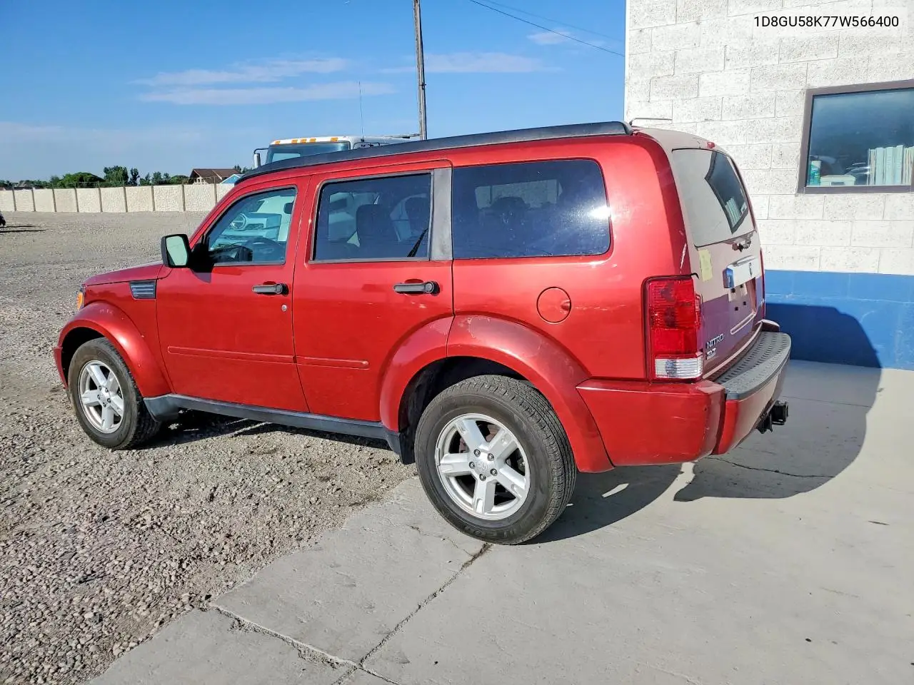 2007 Dodge Nitro Slt VIN: 1D8GU58K77W566400 Lot: 58312506