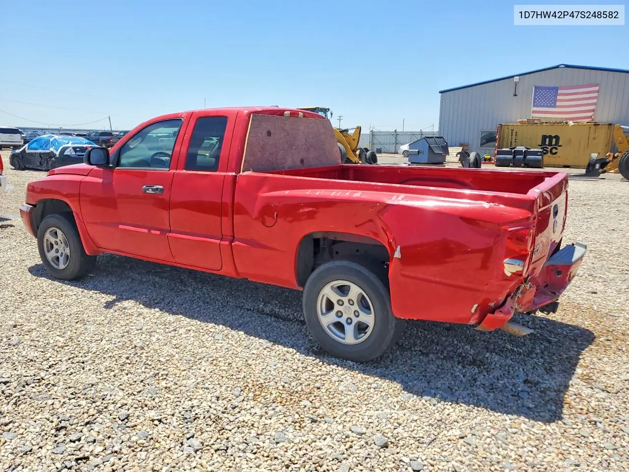 2007 Dodge Dakota VIN: 1D7HW42P47S248582 Lot: 59085046