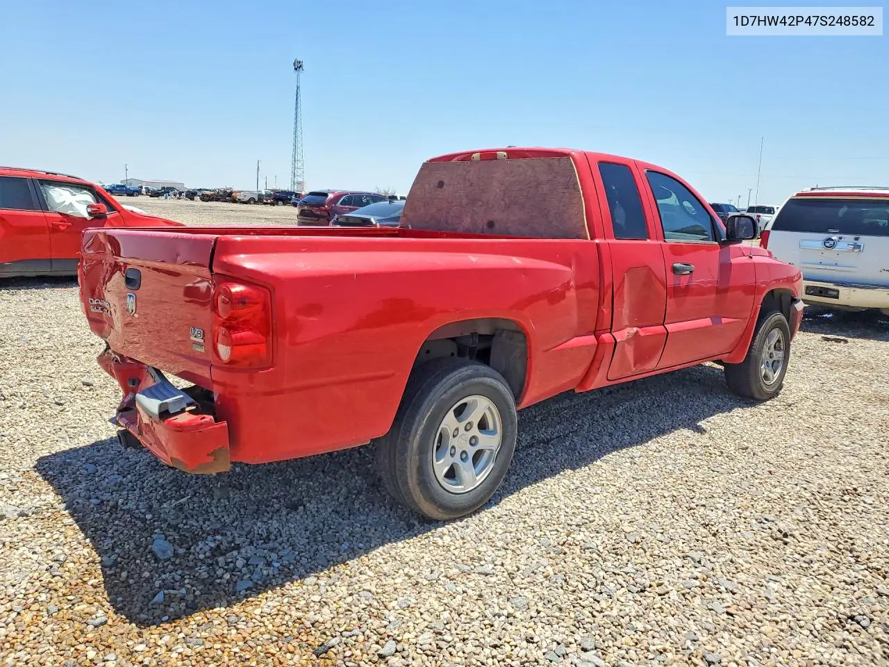 2007 Dodge Dakota VIN: 1D7HW42P47S248582 Lot: 59085046