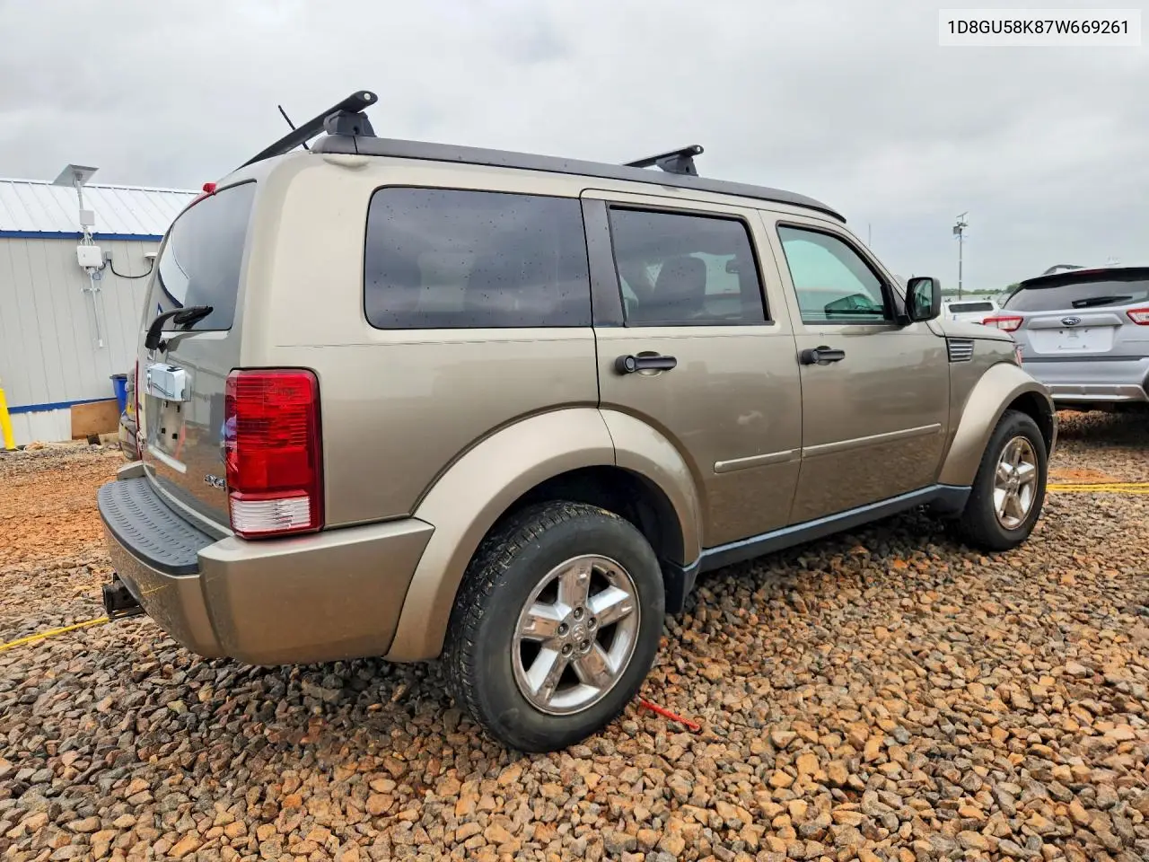 2007 Dodge Nitro Slt VIN: 1D8GU58K87W669261 Lot: 59148026