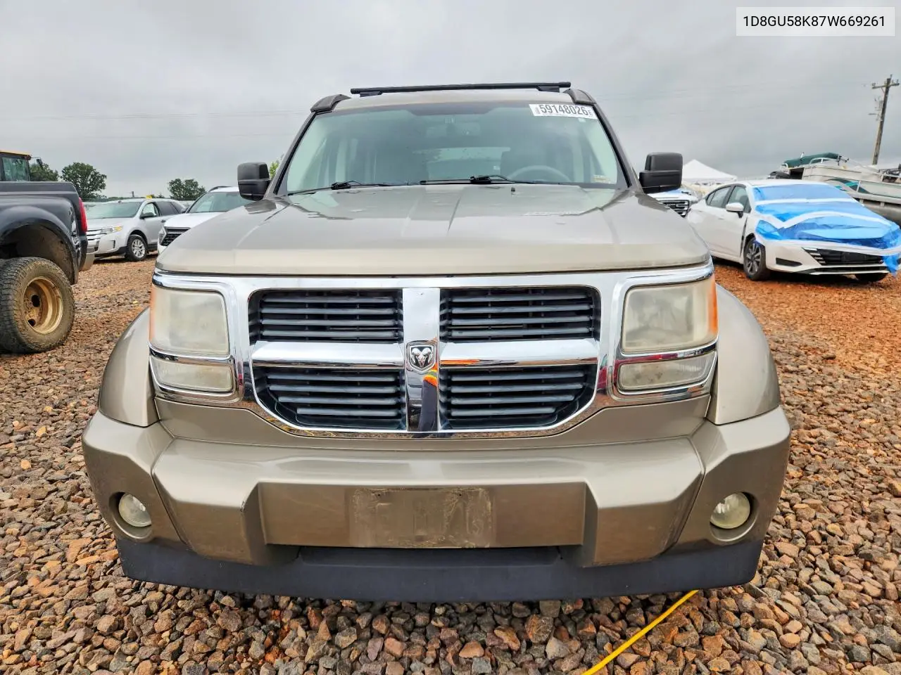 2007 Dodge Nitro Slt VIN: 1D8GU58K87W669261 Lot: 59148026