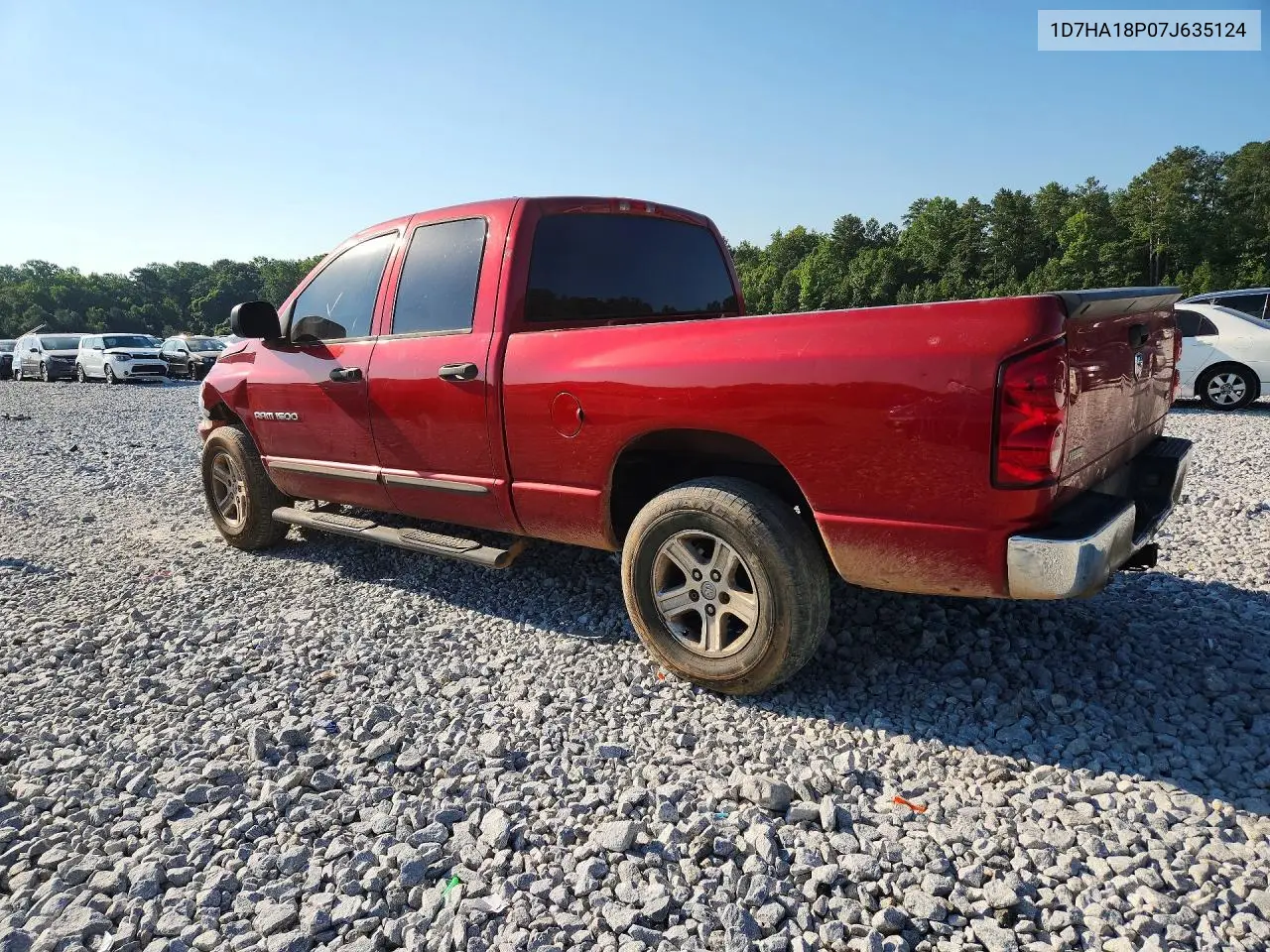 2007 Dodge Ram 1500 St VIN: 1D7HA18P07J635124 Lot: 59607186
