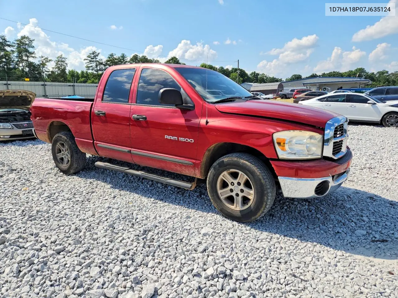 2007 Dodge Ram 1500 St VIN: 1D7HA18P07J635124 Lot: 59607186