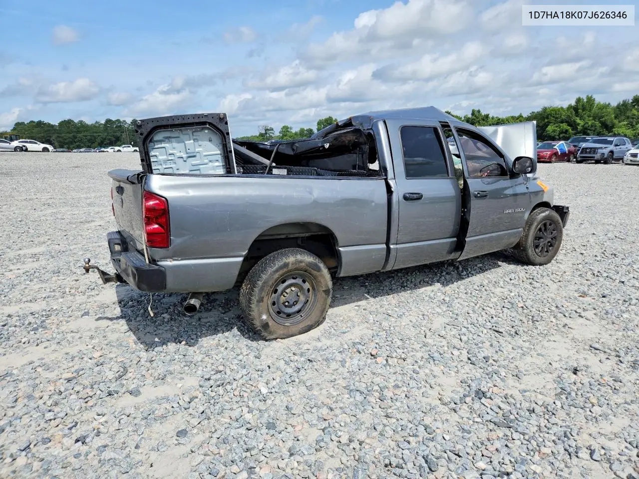 2007 Dodge Ram 1500 St VIN: 1D7HA18K07J626346 Lot: 61715506