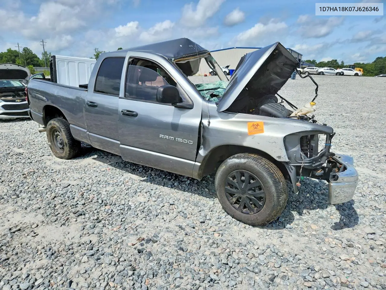 2007 Dodge Ram 1500 St VIN: 1D7HA18K07J626346 Lot: 61715506