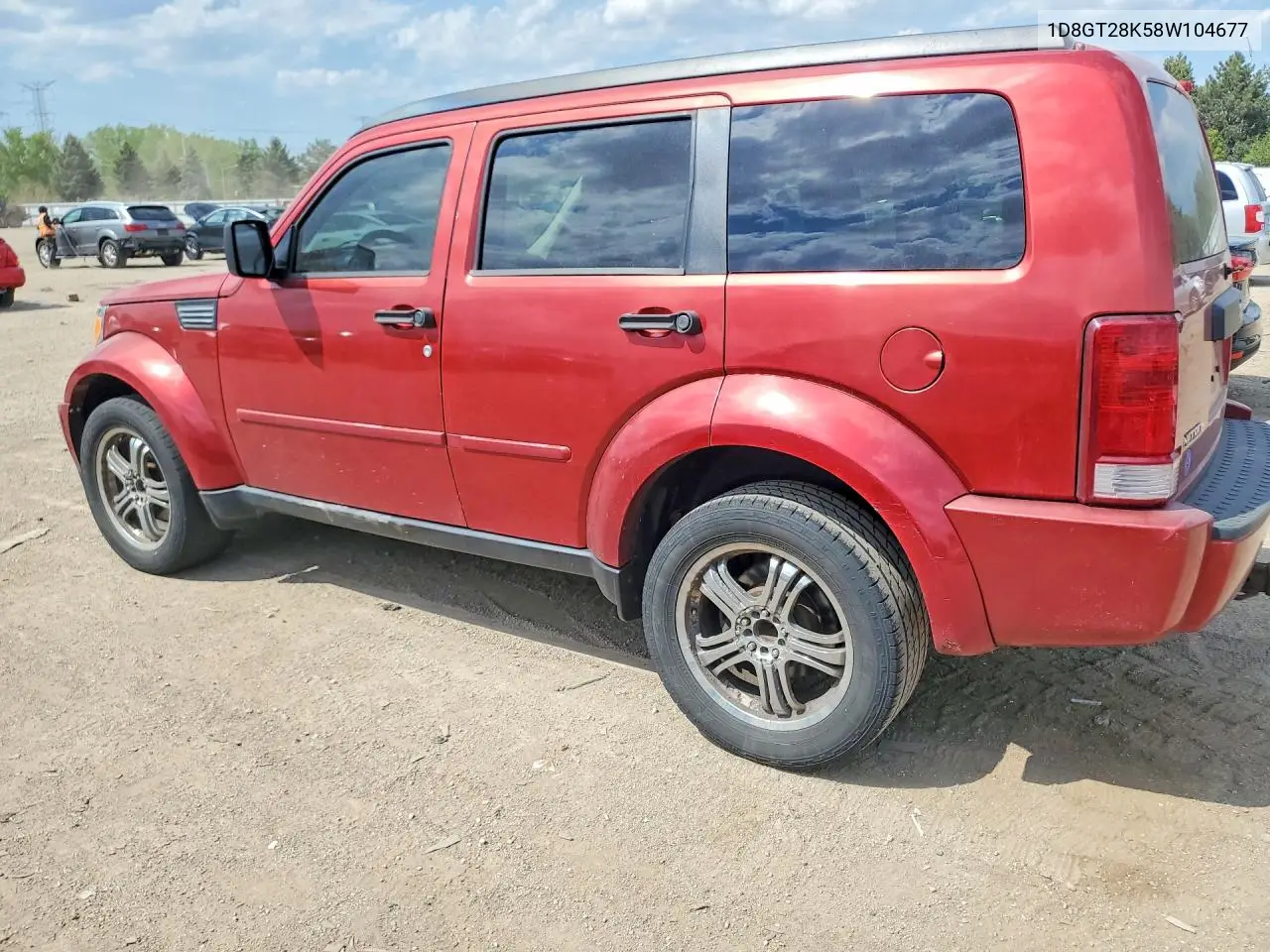 2008 Dodge Nitro Sxt VIN: 1D8GT28K58W104677 Lot: 49317306