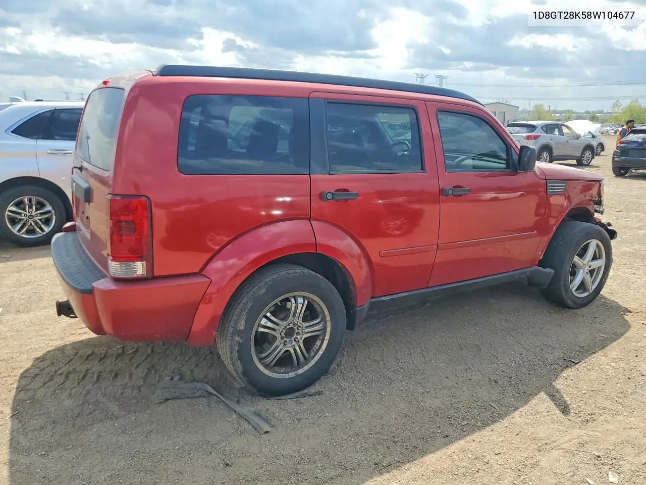 2008 Dodge Nitro Sxt VIN: 1D8GT28K58W104677 Lot: 49317306