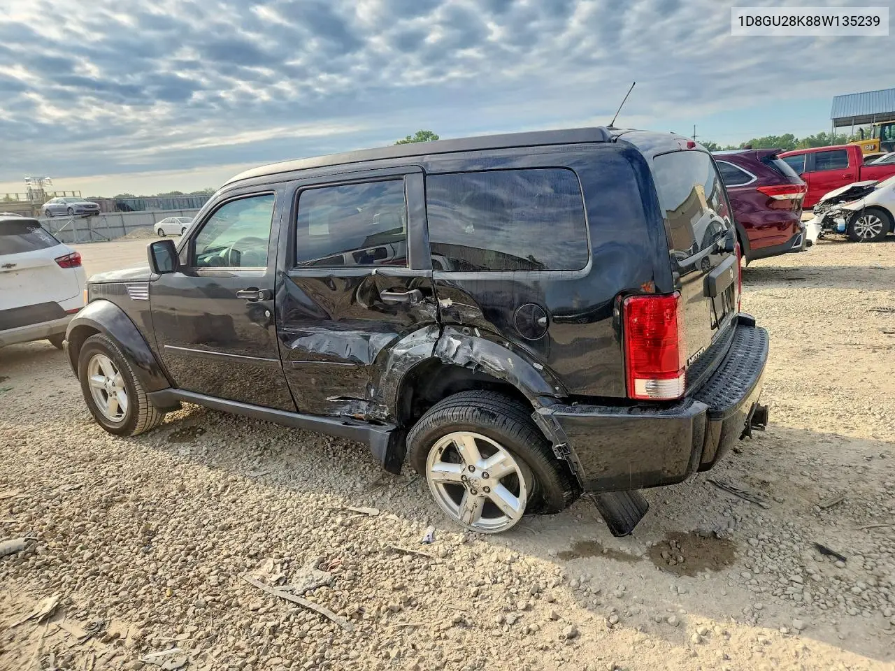 2008 Dodge Nitro Sxt VIN: 1D8GU28K88W135239 Lot: 51857536