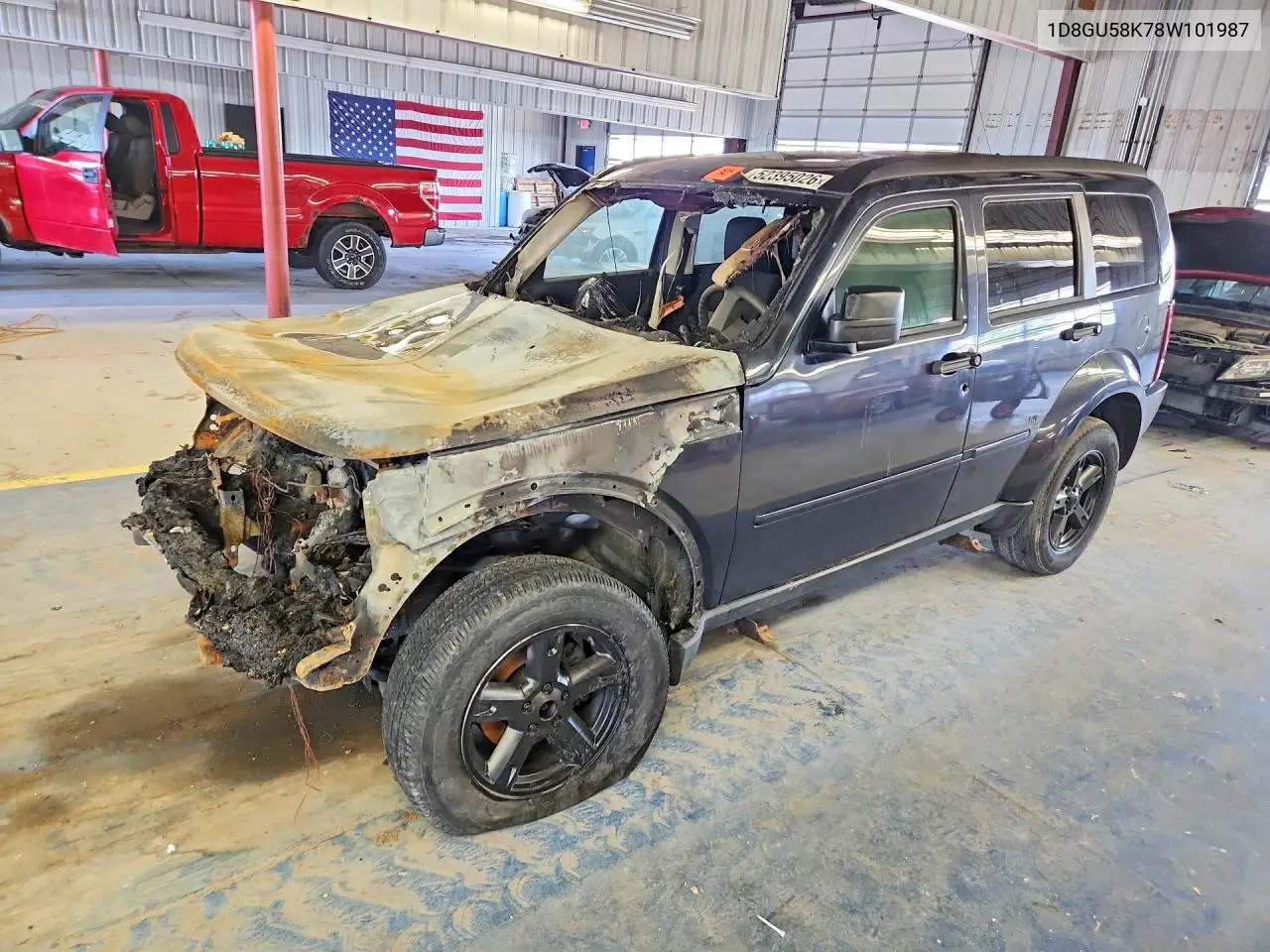 2008 Dodge Nitro Slt VIN: 1D8GU58K78W101987 Lot: 52395026