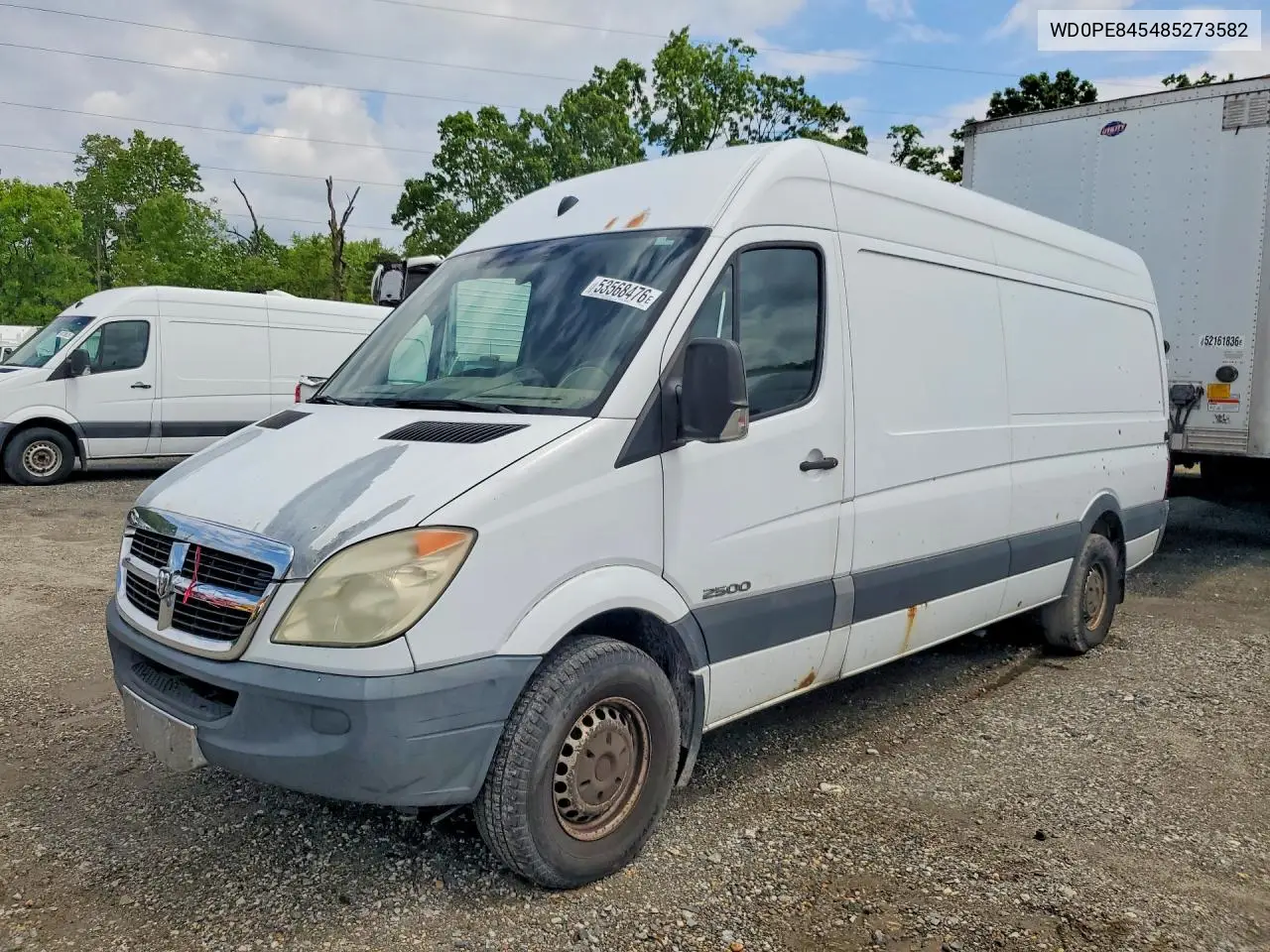 2008 Dodge Sprinter 2500 Delivery Van VIN: WD0PE845485273582 Lot: 53568476