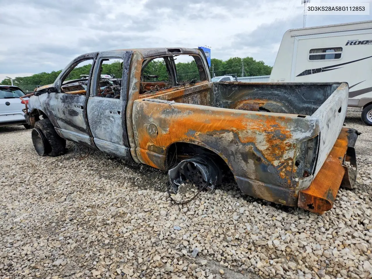 2008 Dodge Ram 2500 St VIN: 3D3KS28A58G112853 Lot: 54627796
