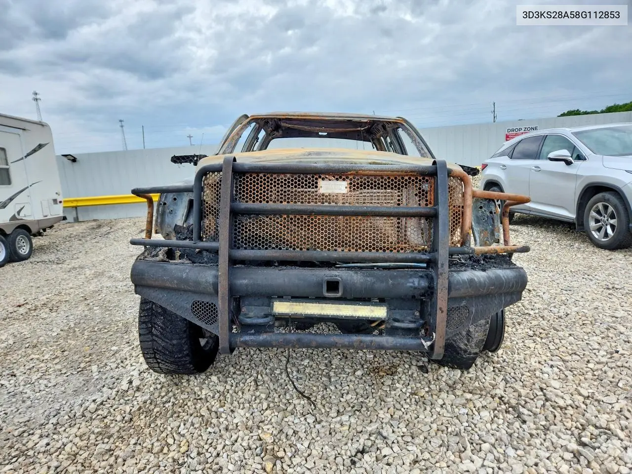 2008 Dodge Ram 2500 St VIN: 3D3KS28A58G112853 Lot: 54627796