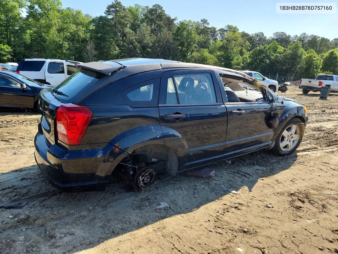 2008 Dodge Caliber VIN: 1B3HB28B78D757160 Lot: 55093966