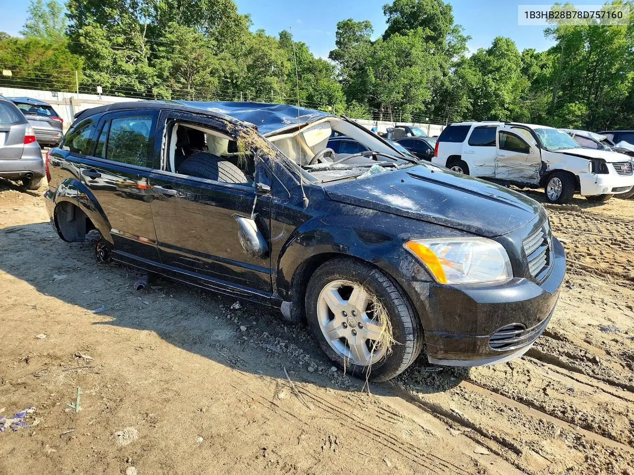 2008 Dodge Caliber VIN: 1B3HB28B78D757160 Lot: 55093966