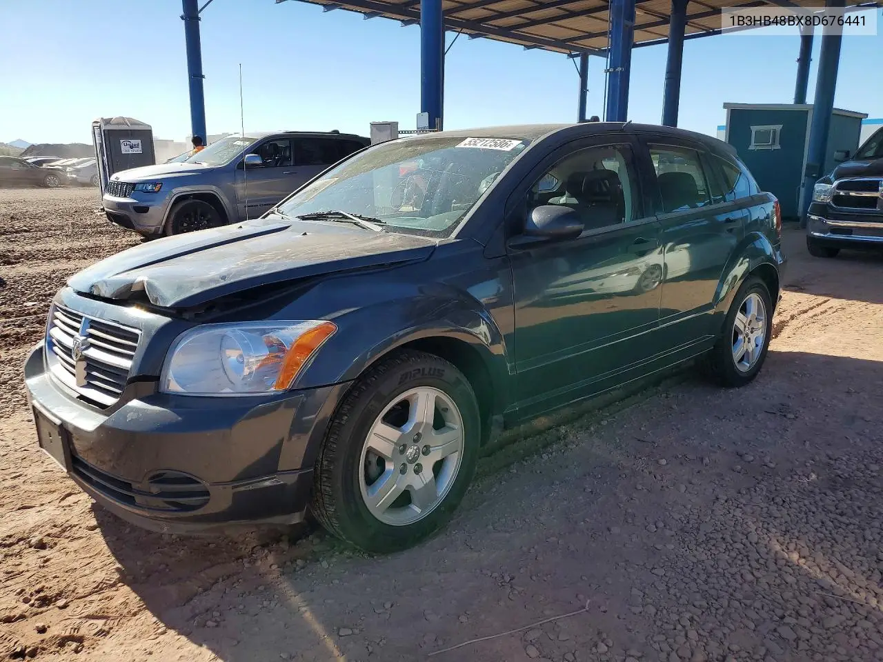 2008 Dodge Caliber Sxt VIN: 1B3HB48BX8D676441 Lot: 55212586