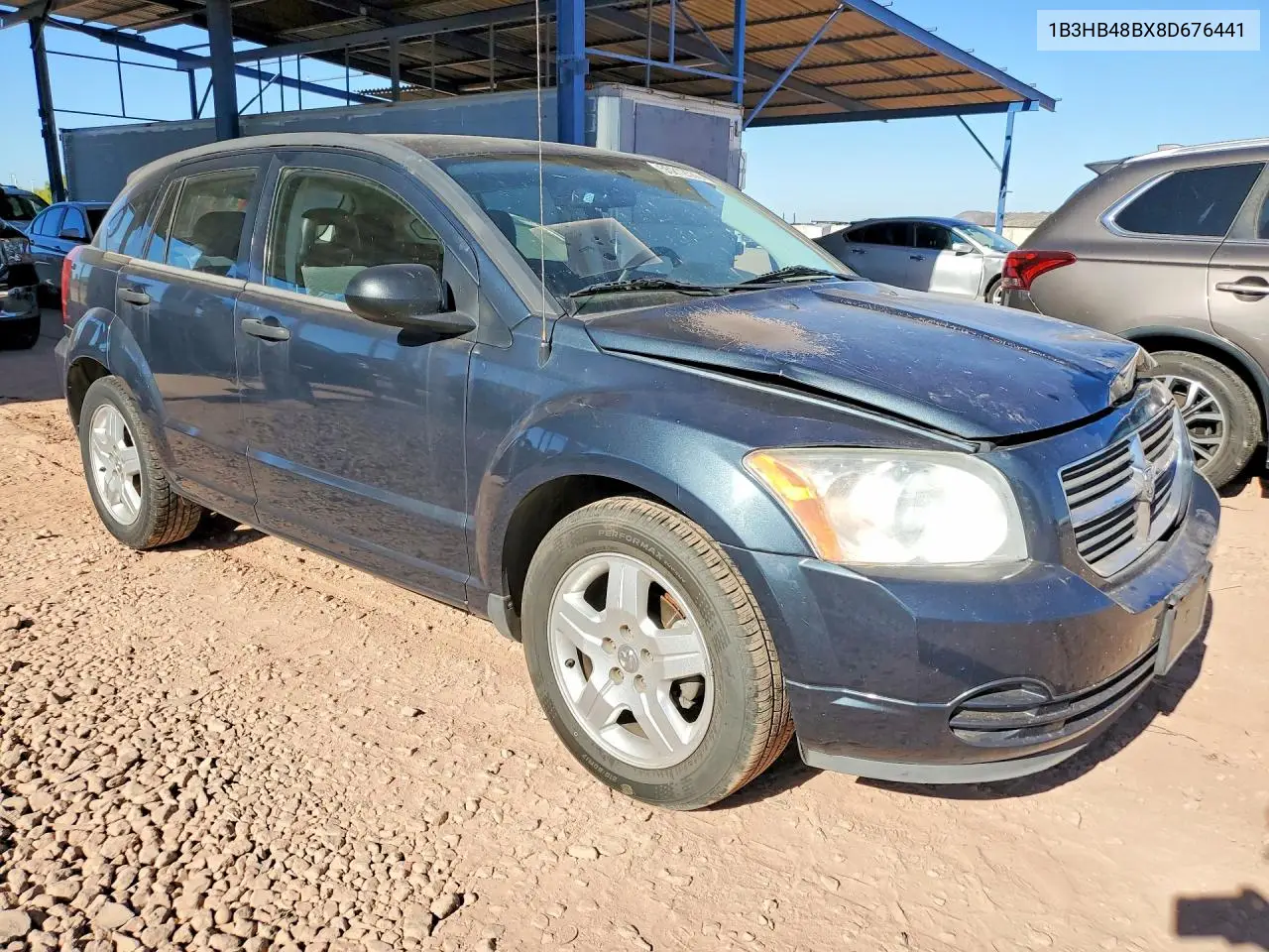 2008 Dodge Caliber Sxt VIN: 1B3HB48BX8D676441 Lot: 55212586