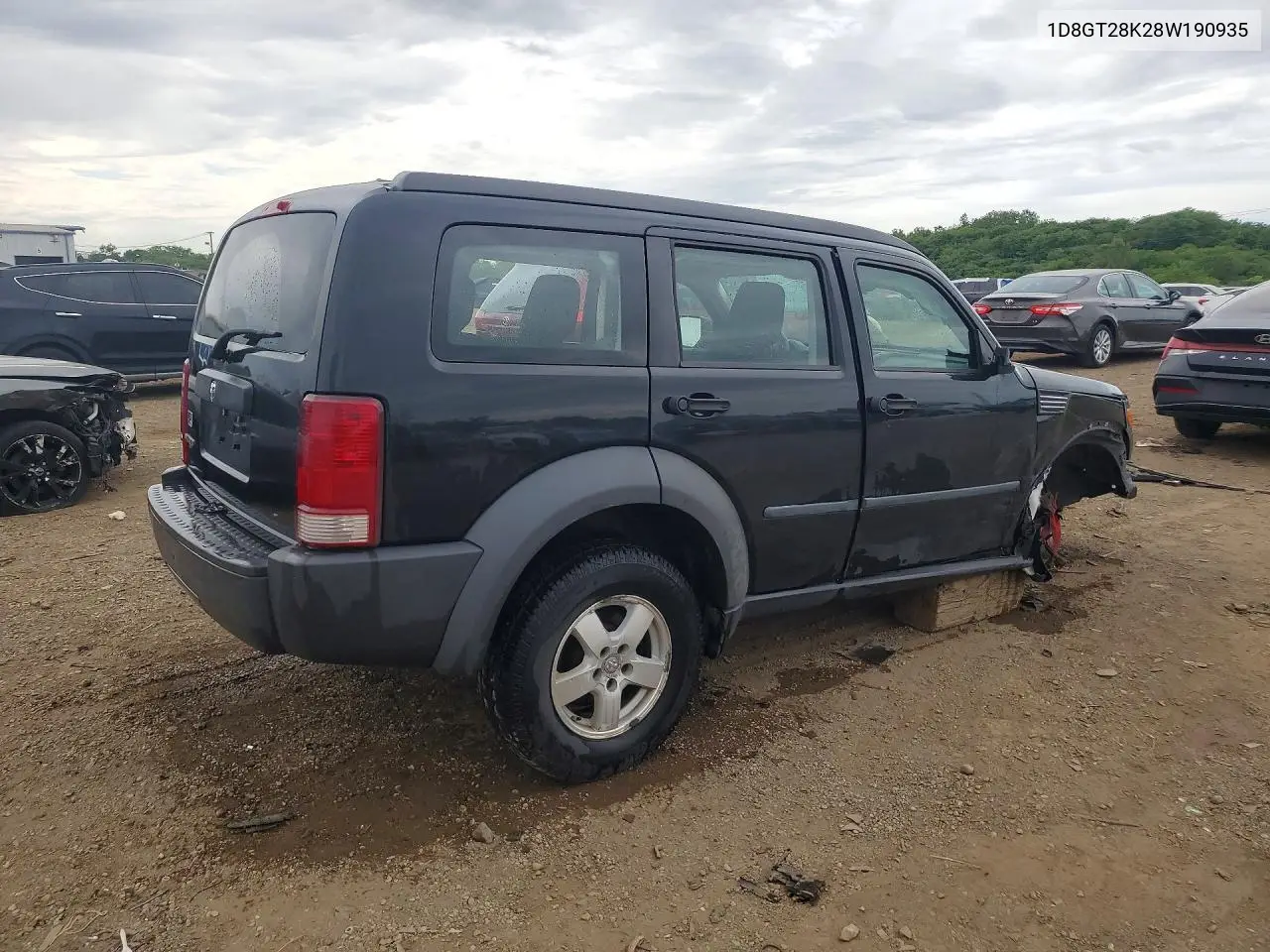 2008 Dodge Nitro Sxt VIN: 1D8GT28K28W190935 Lot: 55775576