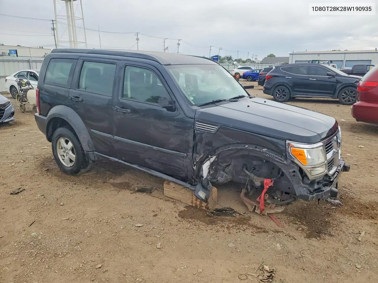 2008 Dodge Nitro Sxt VIN: 1D8GT28K28W190935 Lot: 55775576
