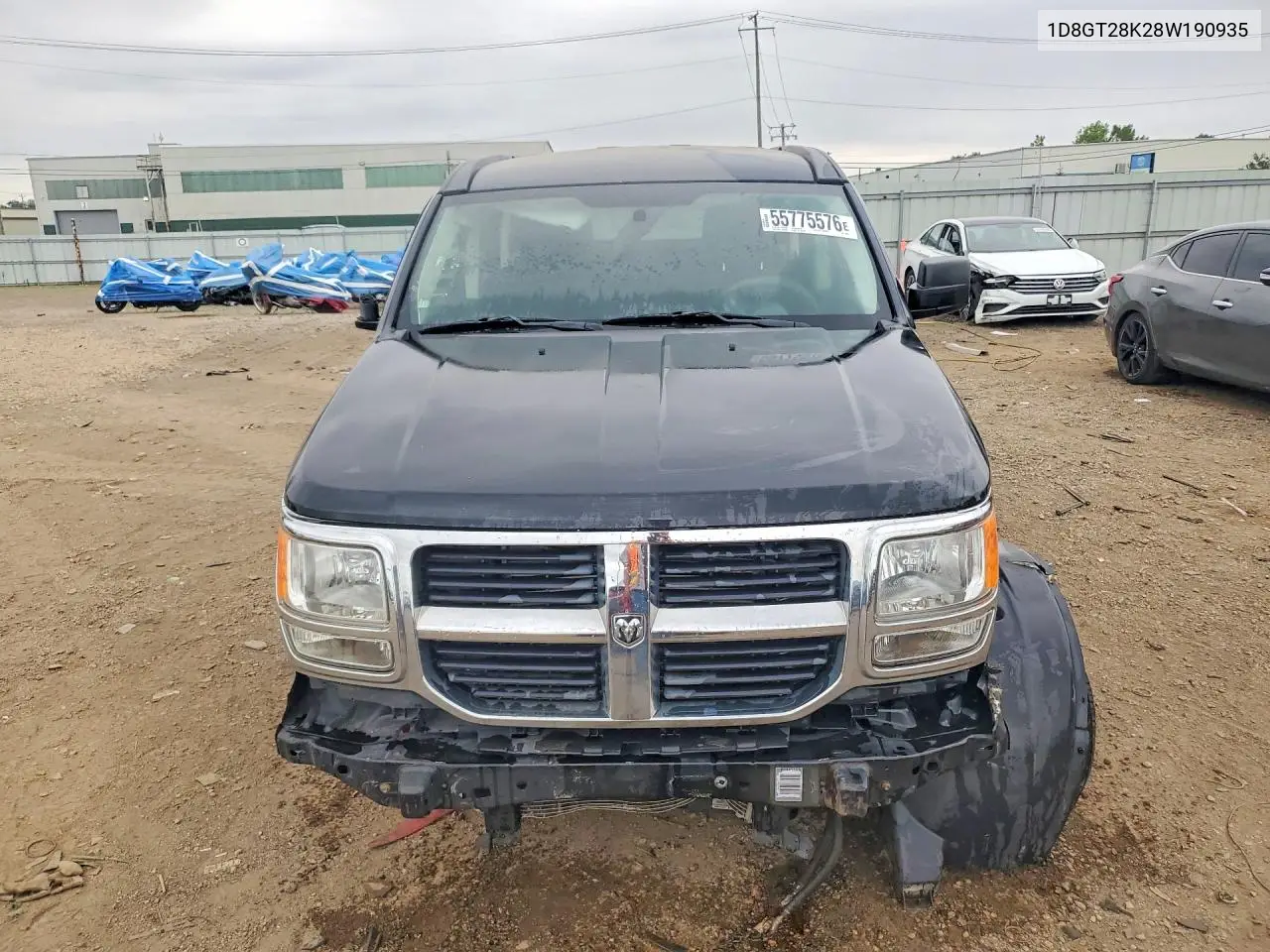 2008 Dodge Nitro Sxt VIN: 1D8GT28K28W190935 Lot: 55775576