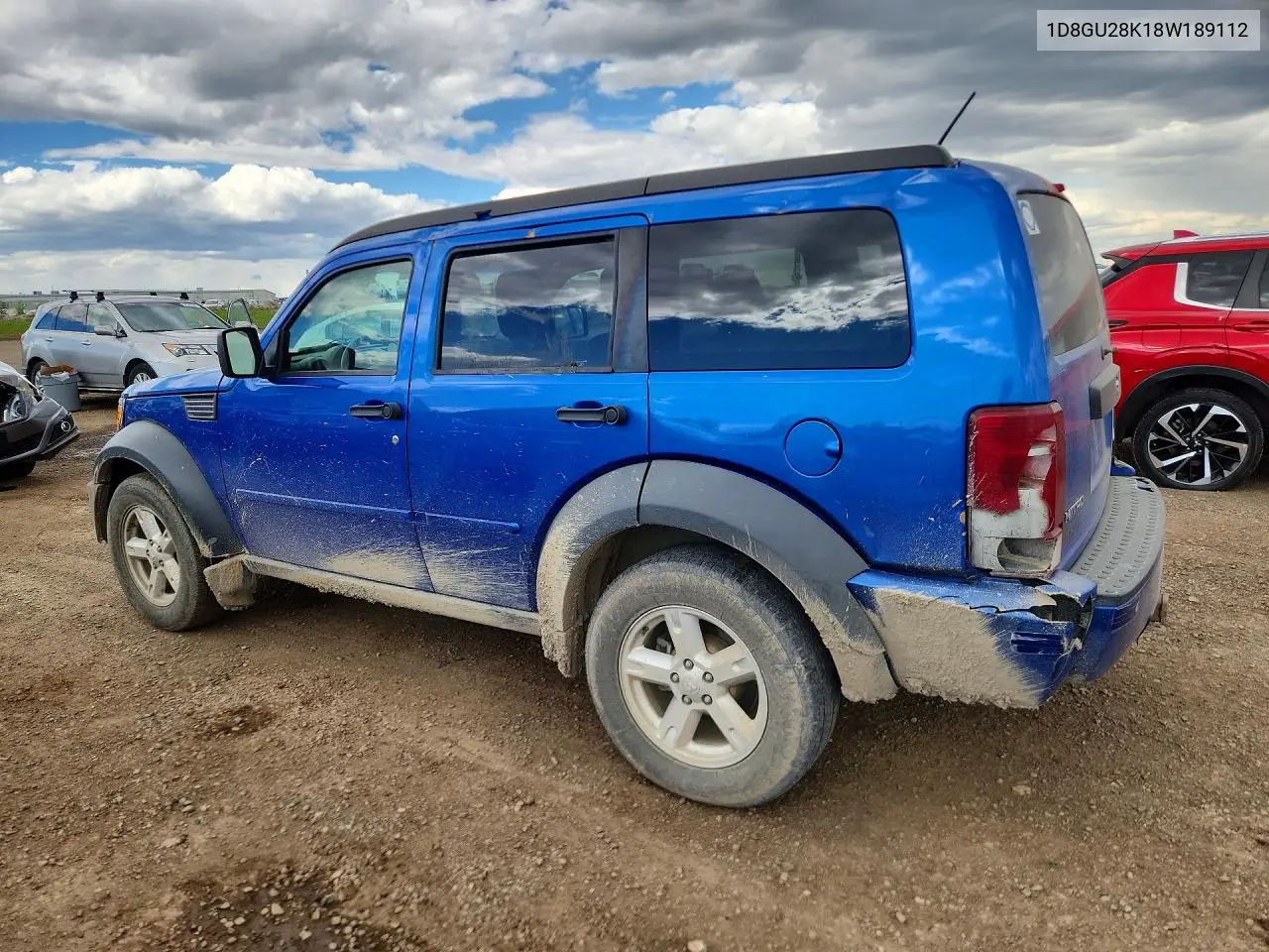 2008 Dodge Nitro Sxt VIN: 1D8GU28K18W189112 Lot: 55958556