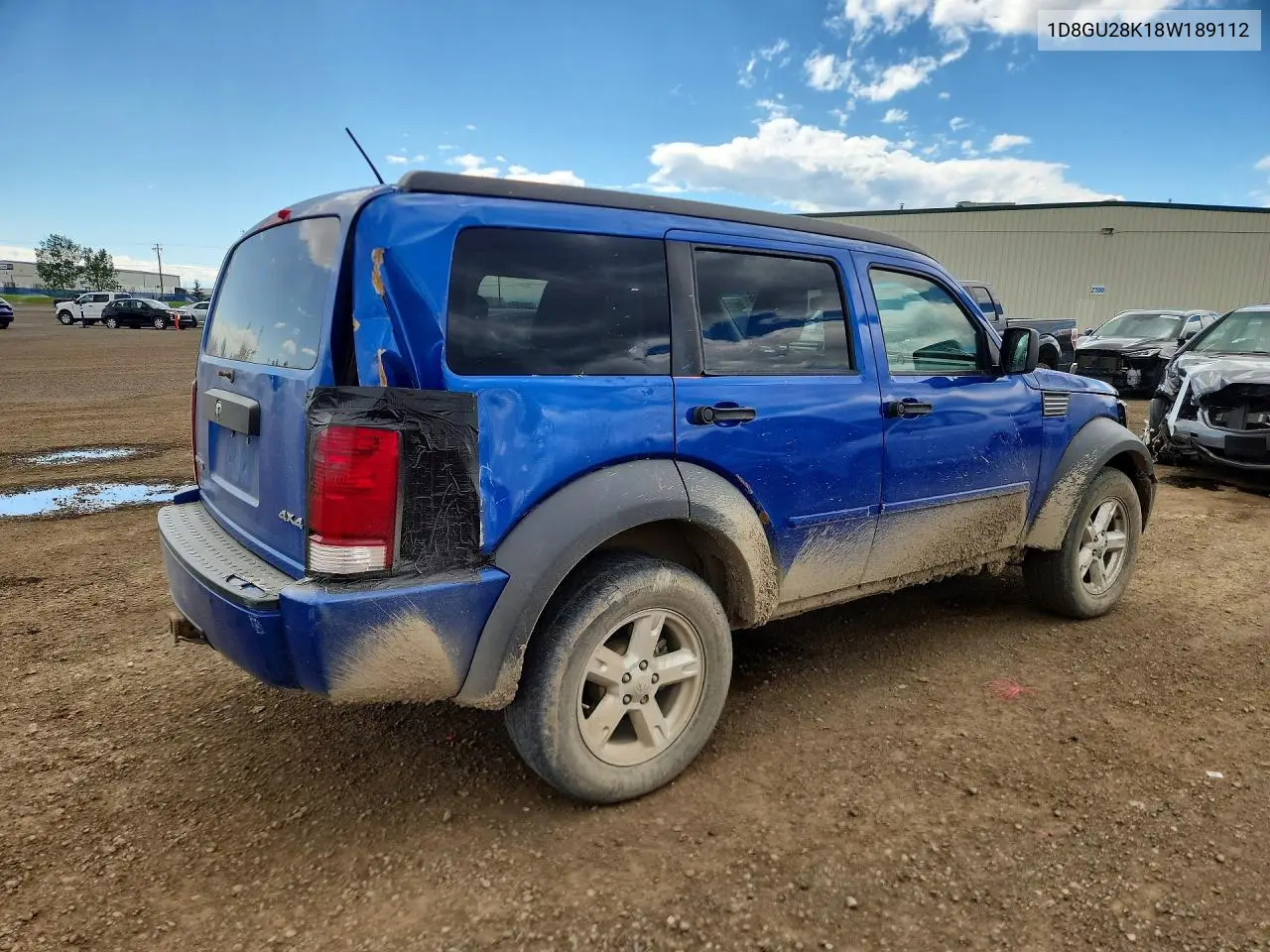 2008 Dodge Nitro Sxt VIN: 1D8GU28K18W189112 Lot: 55958556