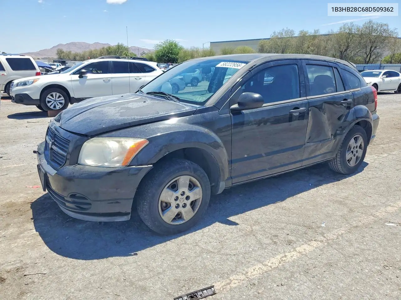 2008 Dodge Caliber VIN: 1B3HB28C68D509362 Lot: 58222956