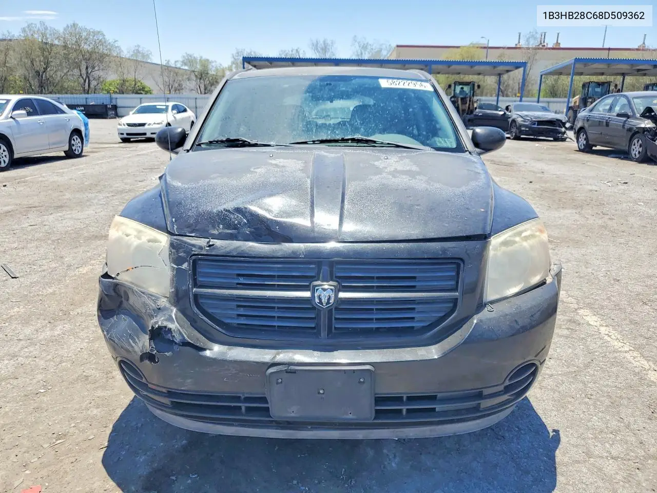 2008 Dodge Caliber VIN: 1B3HB28C68D509362 Lot: 58222956