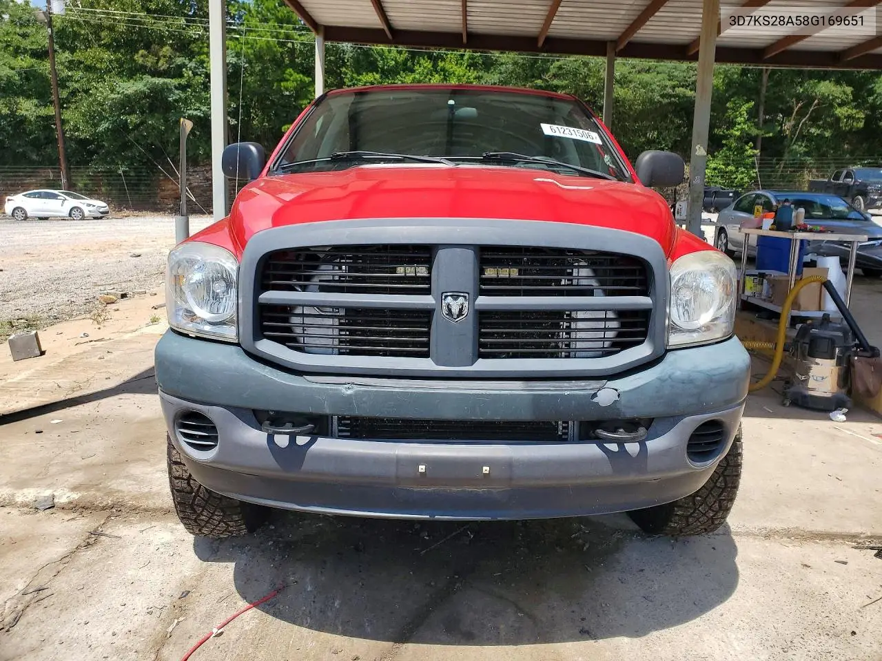 2008 Dodge Ram 2500 St VIN: 3D7KS28A58G169651 Lot: 61231506
