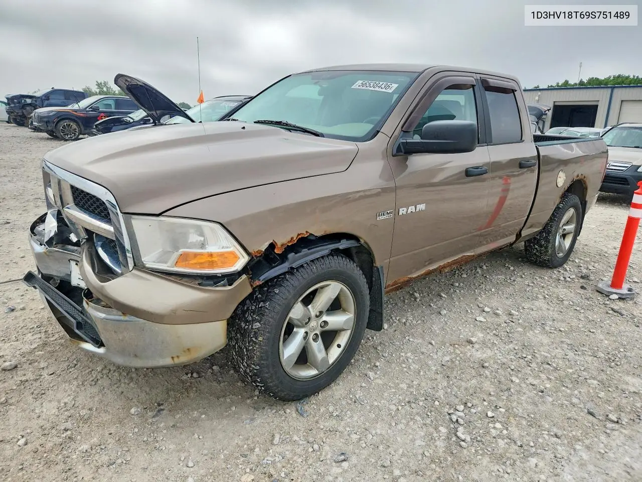 2009 Dodge Ram 1500 VIN: 1D3HV18T69S751489 Lot: 56538436